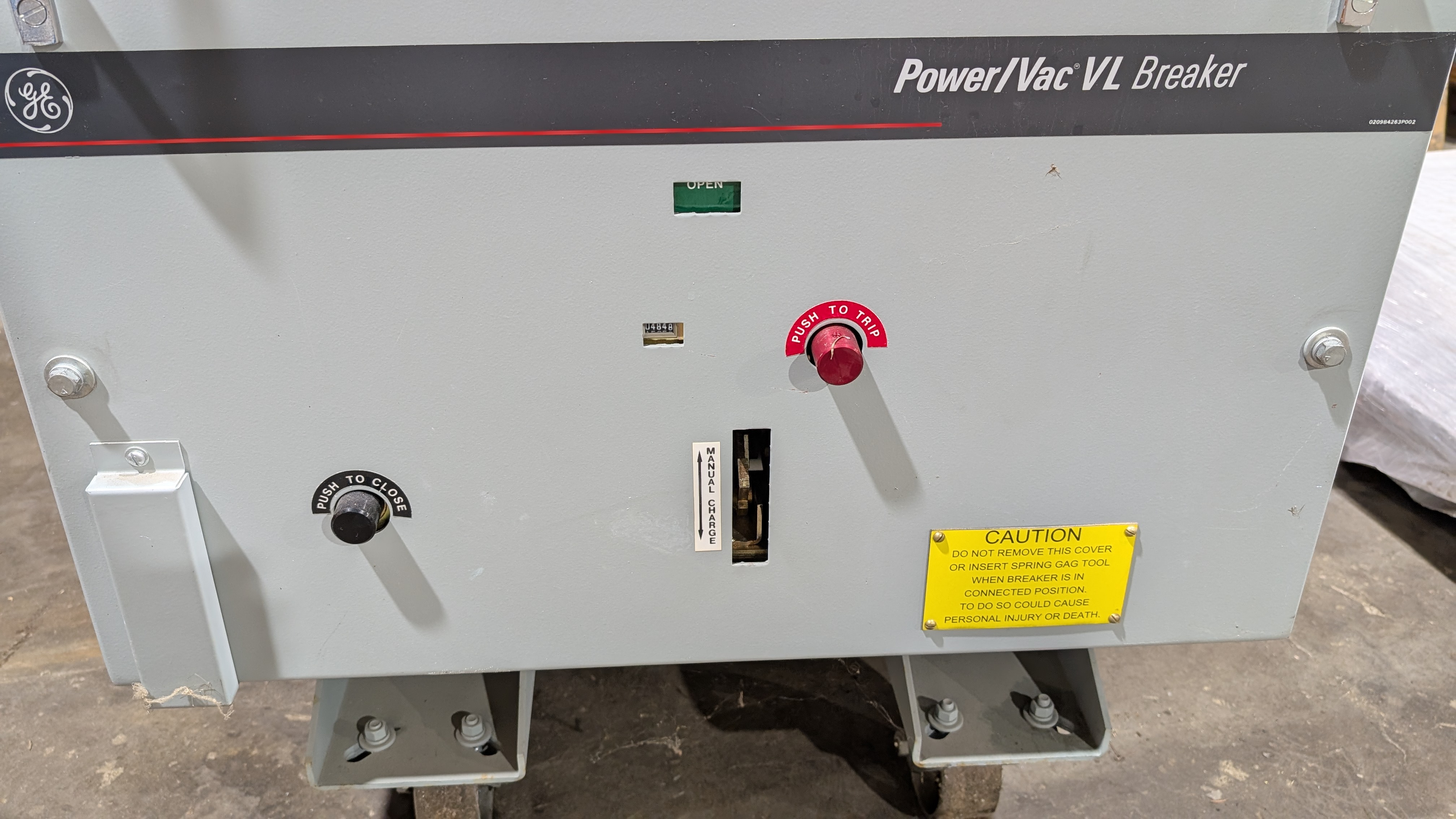 Power/Vac VL breaker 2800A 15kV 60hz, photo 3 of 12